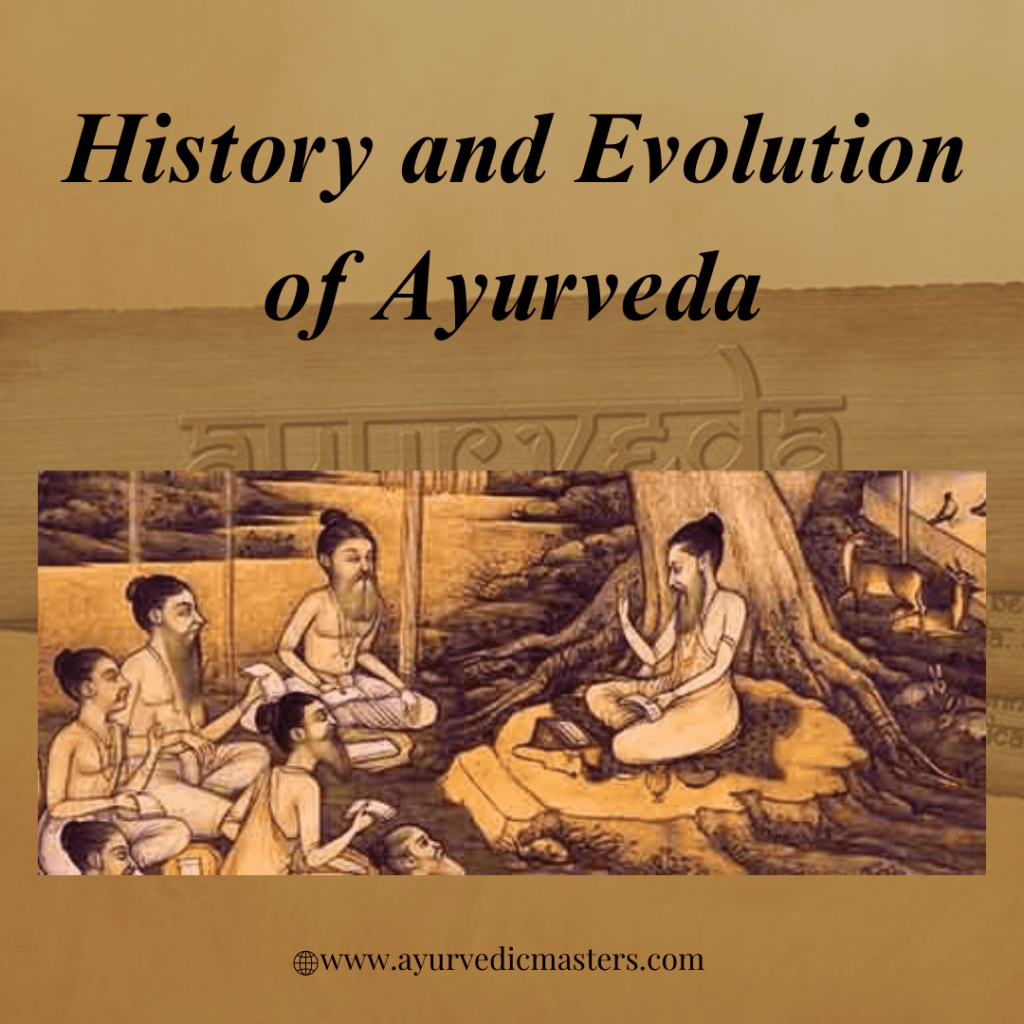 History and evolution of Ayurveda