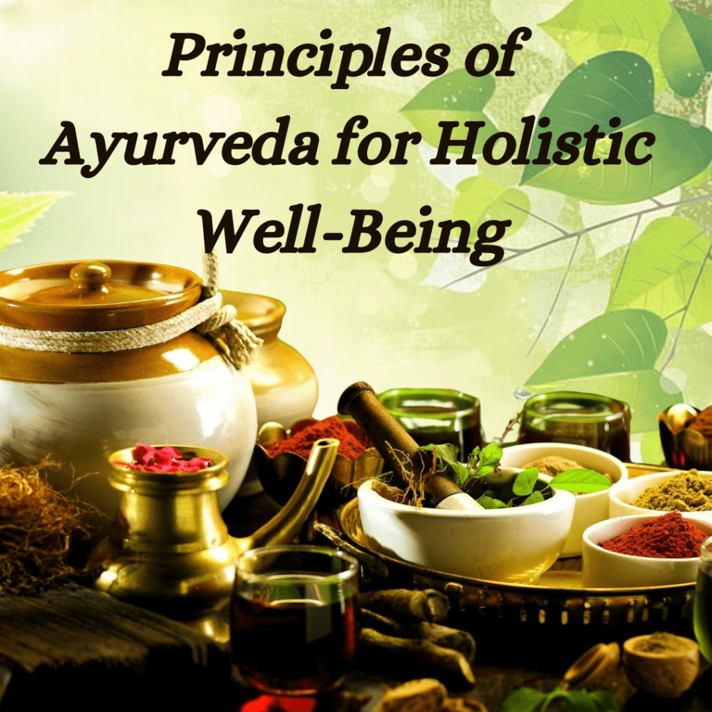 Principles of Ayurveda for Holistic Well-Being